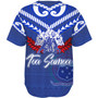 Samoa Custom Personalised Baseball Shirt Toa Samoa Tribal Pattern