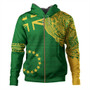 Cook Islands Hoodie Tribal Flag With Coat Of Arms