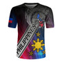 Philippines Filipinos Rugby Jersey Seal Map Curve Style