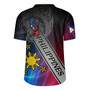 Philippines Filipinos Rugby Jersey Seal Map Curve Style