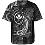 Hawaii Custom Personalised Baseball Shirt Polynesian Patterns Tropical Flowers Curve Style