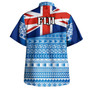 Fiji Custom Personalised Hawaiian Shirt Tapa Fijian Seamless Pattern