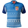 Fiji Polo Shirt Tapa Fijian Seamless Pattern