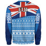 Fiji Sweatshirt Tapa Fijian Seamless Pattern