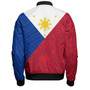 Philippines Filipinos Bomber Jacket Flag Style