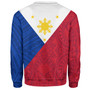 Philippines Filipinos Sweatshirt Flag Style
