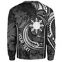 Philippines Filipinos Custom Personalised Sweatshirt Sun Tribal Patterns Tropical Flowers Curve Style