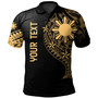 Philippines Filipinos Custom Personalised Polo Shirt Tatau Gold Pattern