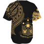 Philippines Filipinos Custom Personalised Baseball Shirt Tatau Gold Pattern