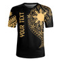 Philippines Filipinos Custom Personalised Rugby Jersey Tatau Gold Pattern