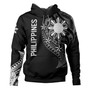 Philippines Filipinos Custom Personalised Hoodie Tatau White Pattern