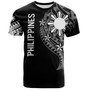 Philippines Filipinos Custom Personalised T-Shirt Tatau White Pattern