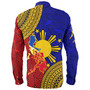 Philippines Filipinos Custom Personalised Long Sleeve Shirt Philippines Pride