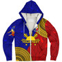 Philippines Filipinos Custom Personalised Sherpa Hoodie Philippines Pride