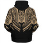 Polynesian Custom Personalised Sherpa Hoodie Polynesian Tattoo Style