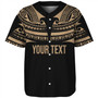 Polynesian Custom Personalised Baseball Shirt Polynesian Tattoo Style