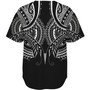 Hawaii Custom Personalised Baseball Shirt Black Polynesian Tribal Tatau Design