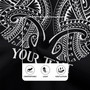 Hawaii Custom Personalised Rugby Jersey Black Polynesian Tribal Tatau Design