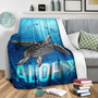 Hawaii Premium Blanket Aloha Turtle Ocean Style