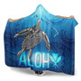 Hawaii Hooded Blanket Aloha Turtle Ocean Style