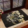 Hawaii Door Mat Hibiscus Plumeria Mix Polynesian Turtle