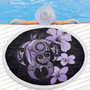 Hawaii Beach Blanket Hibiscus Plumeria Mix Polynesian Turtle