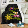 Philippines Filipinos Premium Blanket Philippines Sun And Map Plumeria Tribal