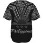 Philippines Filipinos Custom Personalised Baseball Shirt Filipinos Sun Tatau Tribal Patterns