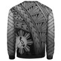 Philippines Filipinos Custom Personalised Sweatshirt Plumeria Tattoo Tribal