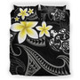 Hawaii Bedding Set Hawaiian Turtle Honu Plumeria Tribal Tattoo