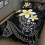 Hawaii Quilt Bed Set Hawaiian Turtle Honu Plumeria Tribal Tattoo