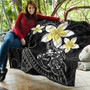 Hawaii Premium Quilt Hawaiian Turtle Honu Plumeria Tribal Tattoo