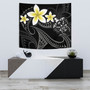 Hawaii Tapestry Hawaiian Turtle Honu Plumeria Tribal Tattoo