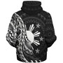 Philippines Filipinos Custom Personalised Sherpa Hoodie Filipinos Sun Tribal Patterns Style