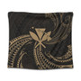 Hawaii Tapestry Kanaka Map Tribal Wave