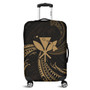 Hawaii Luggage Cover Kanaka Map Tribal Wave