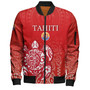 Tahiti Bomber Jacket Tahitian Tribal Tattoos Style