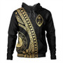 Guam Hoodie Tribal Pattern Golden