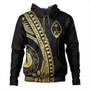 Guam Hoodie Tribal Pattern Golden