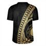Guam Rugby Jersey Tribal Pattern Golden