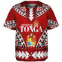Tonga Baseball Shirt Kingdom Of Tonga Tribal Patterns