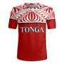 Tonga Custom Personalised Rugby Jersey Coat Of Arms Ngatu Patterns Design