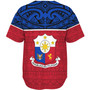 Philippines Filipinos Custom Personalised Baseball Shirt Coat Of Arms Tribal Patterns Style