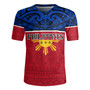 Philippines Filipinos Custom Personalised Rugby Jersey Coat Of Arms Tribal Patterns Style