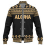 Hawaii Custom Personalised Baseball Jacket Aloha Turtle With Traditional Hawaiian