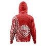 French Polynesia Custom Personalised Hoodie Coat Of Arms Tribal Patterns Style