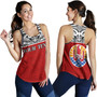 Tahiti Custom Personalised Women Tank Coat Of Arms Polynesia Patterns Style