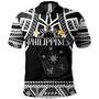 Philippines Filipinos Custom Personalised Polo Shirt Filipinos Plumeria Flowers Mix Tribal Patterns