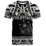 Philippines Filipinos Custom Personalised T-Shirt Filipinos Plumeria Flowers Mix Tribal Patterns