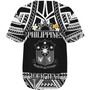 Philippines Filipinos Custom Personalised Baseball Shirt Filipinos Plumeria Flowers Mix Tribal Patterns